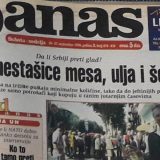 Danas (1998): Ujedinjene nacije zapretile Jugoslaviji 1