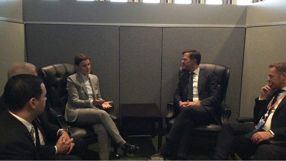 Brnabić sa Ruteom o dijalogu Beograda i Prištine i reformama koje sprovodi Srbija 1