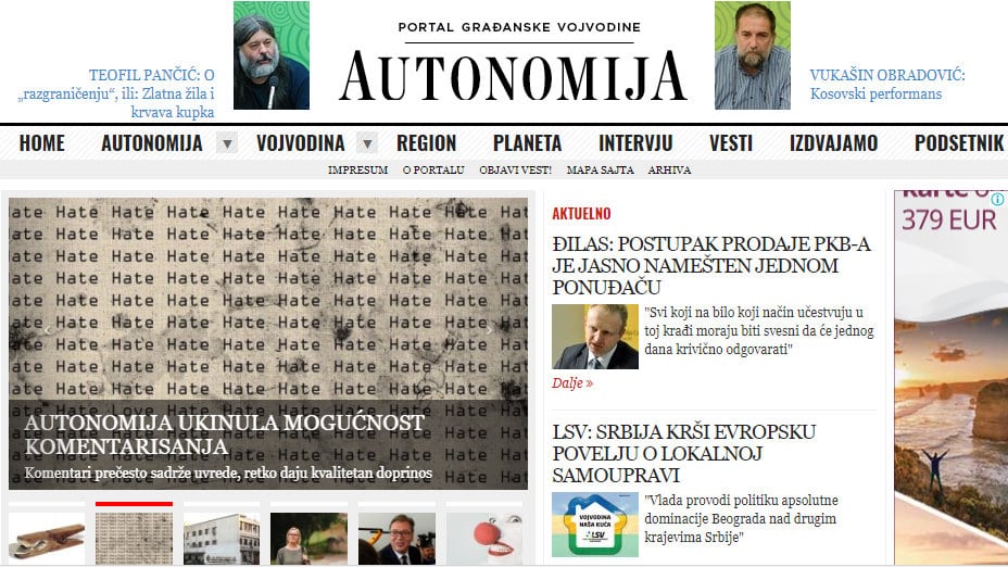 Autonomija bez komentara na tekstove 1