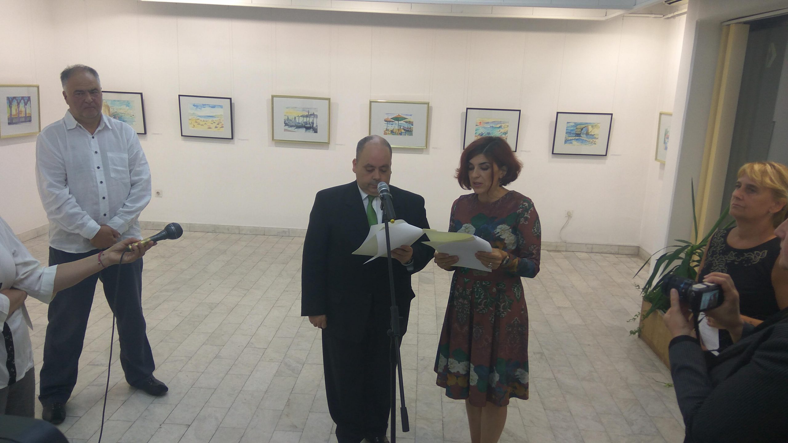 Izložba akvarela pod nazivom ''Mediteraneo'' u Pirotu 1