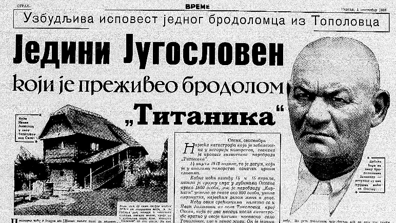Kako je Jugosloven preživeo brodolom Titanika? 3