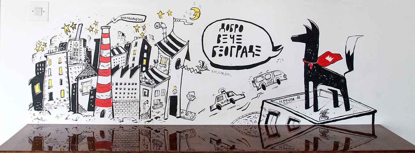 Domaći i strani umetnici slikaju murale na Dorćolu 1 Domaći i strani umetnici slikaju murale na Dorćolu 1