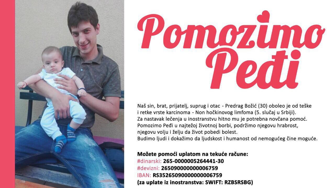 Pomozimo Peđi u najtežoj životnoj borbi 1