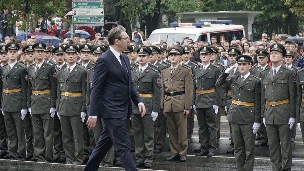 Predsednik Srbije na paradi
