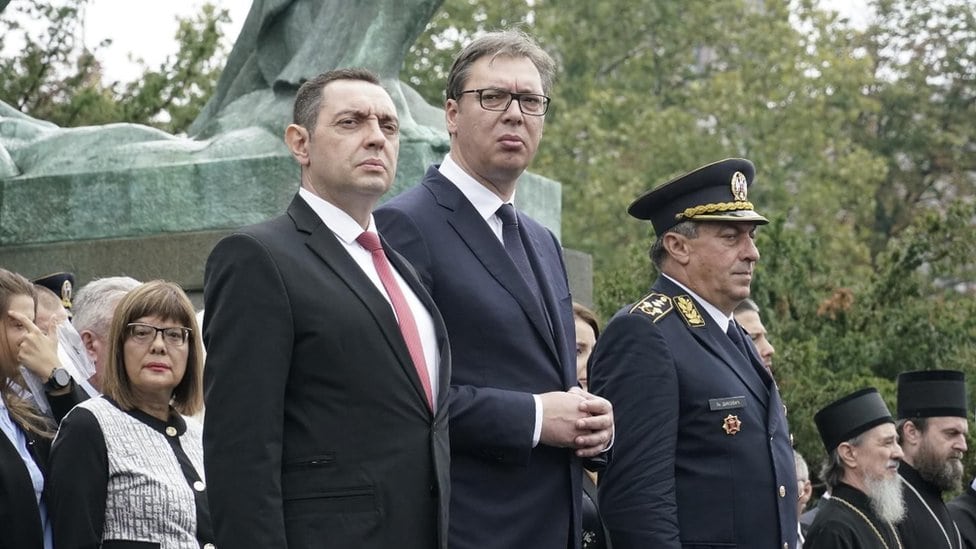 Aleskandar Vučić i Aleksandar Vulin