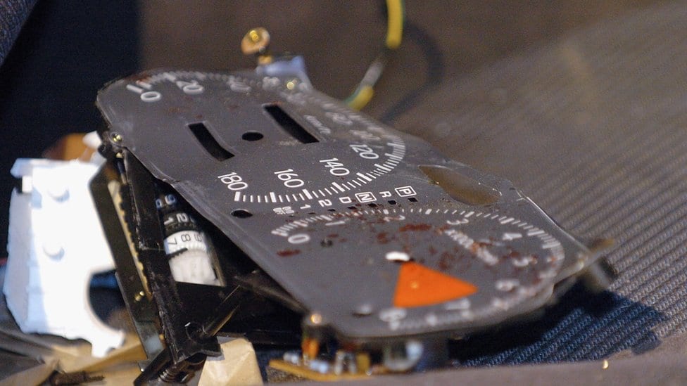 Stravični bilans saobraćajnih nesreća: Vozači brži od života 1 Merač brzine posle udesa