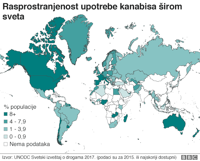 mapa upotrebe kanabisa