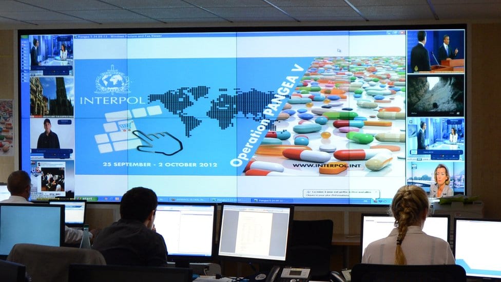 Jedna od kancelarija Interpola