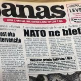 Danas (1998): Avioni NATO samo što nisu poleteli 11
