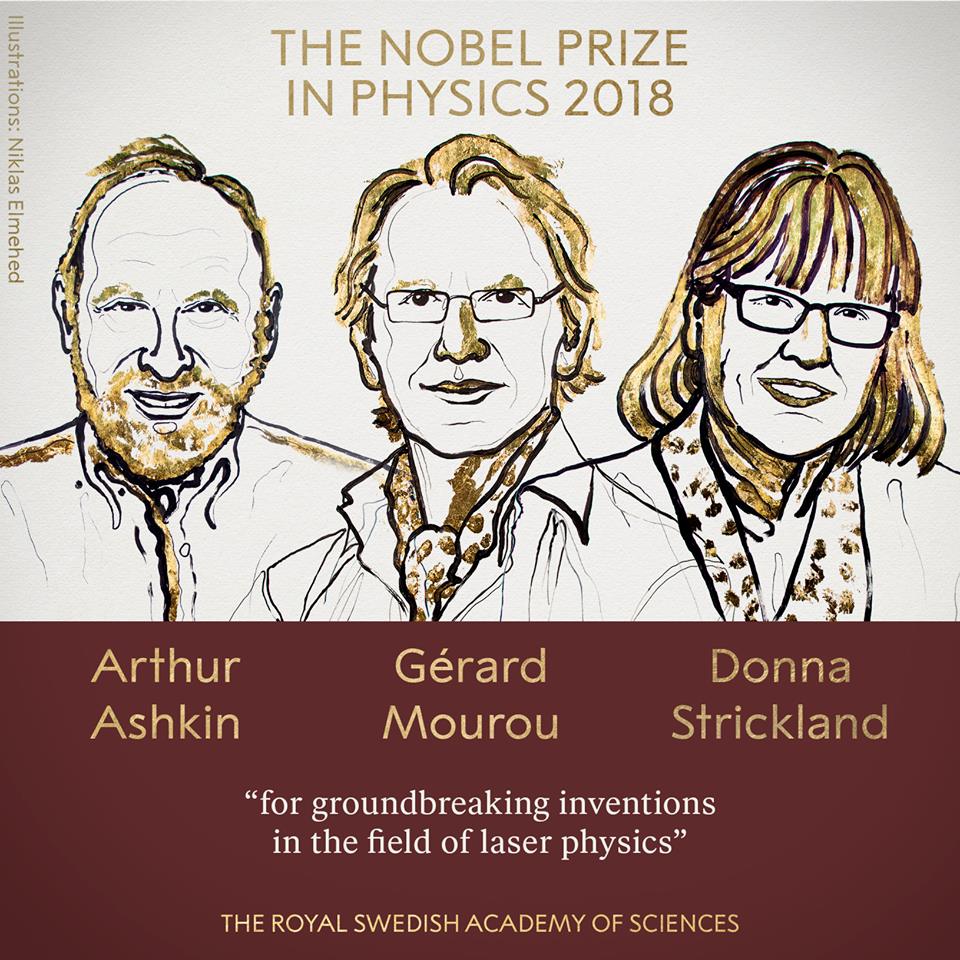 Tri dobitnika Nobelove nagrade za fiziku 1