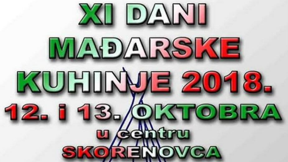 Dani mađarske kuhinje u Skorenovcu 1