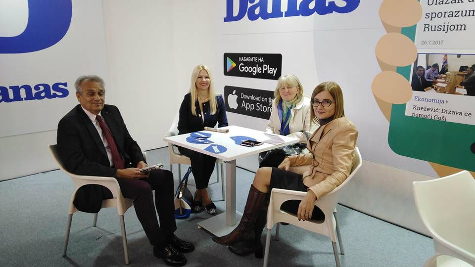 Sekretar Gajović posetio Medija market 1