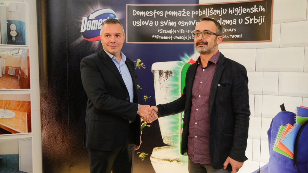 Završena akcija "Domestos - čista petica za higijenu" u Rakovici 1