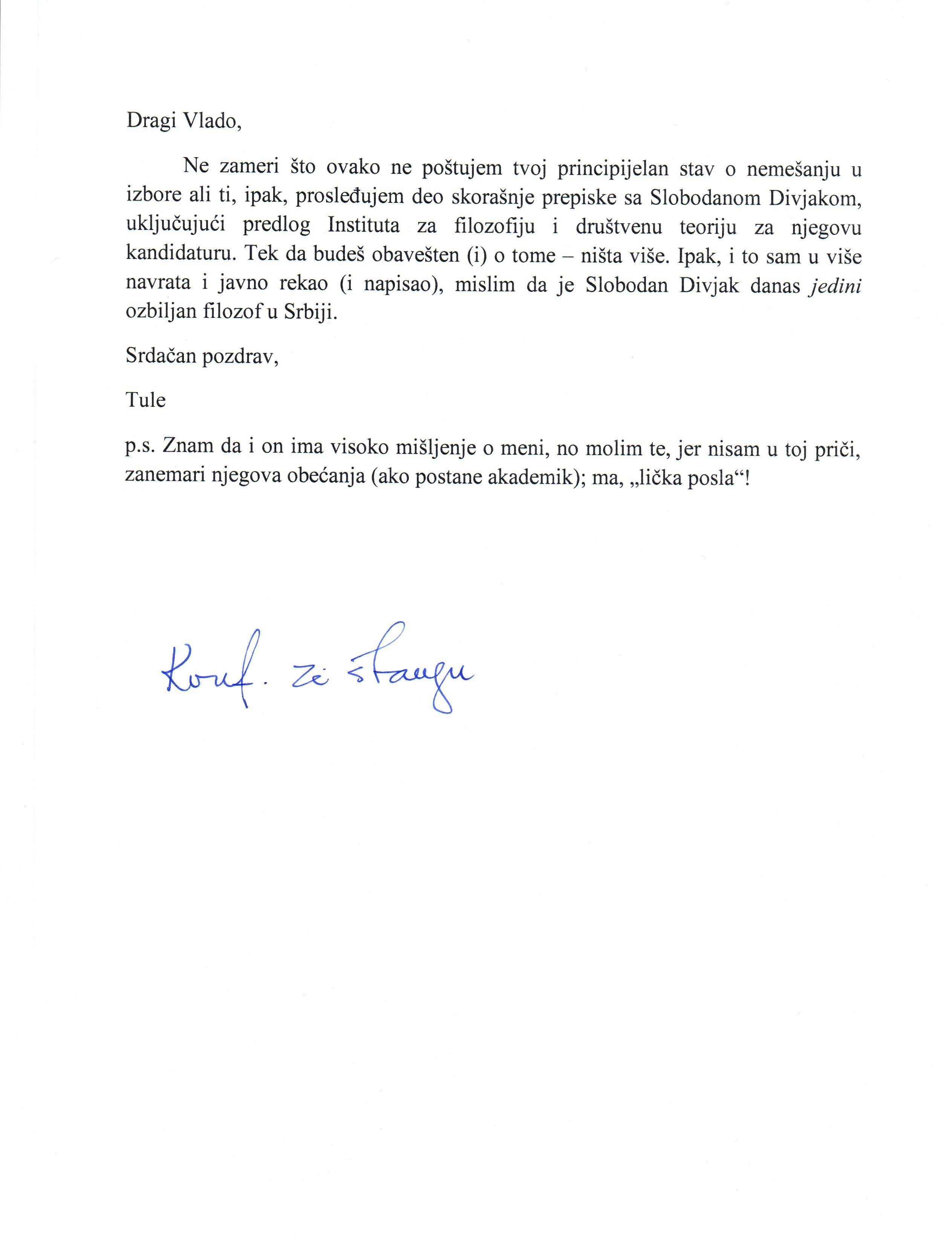 Moj odgovor na ponovljene i besprizorne napade na moju ličnost 2