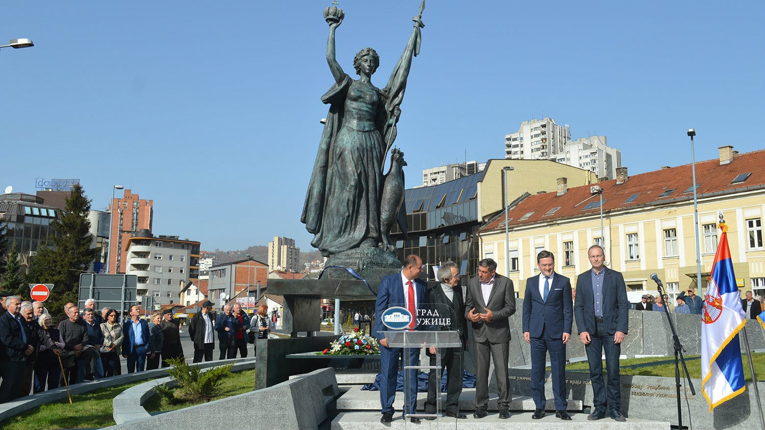 Spomenik Velikoj pobedi otkriven u Užicu 1