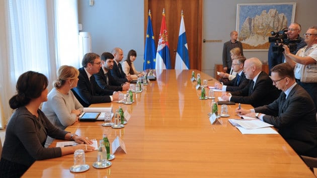 Vučić sa finskim državnim sekretarom o evropskom putu Srbije 1