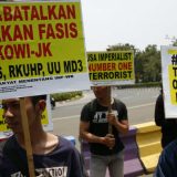 Protest aktivista pred sastanak SB i MMF 6