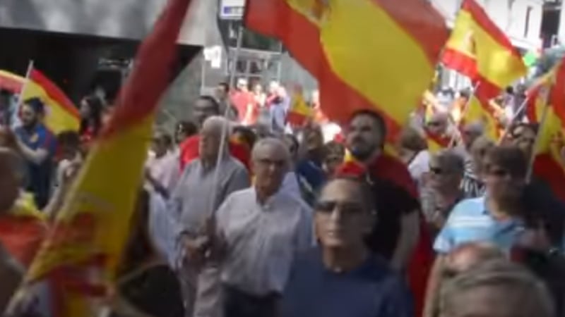 Madrid: Hiljade Španaca na protestu desničara 1