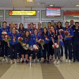 Srpske odbojkašice doputovale u Beograd (FOTO) 11