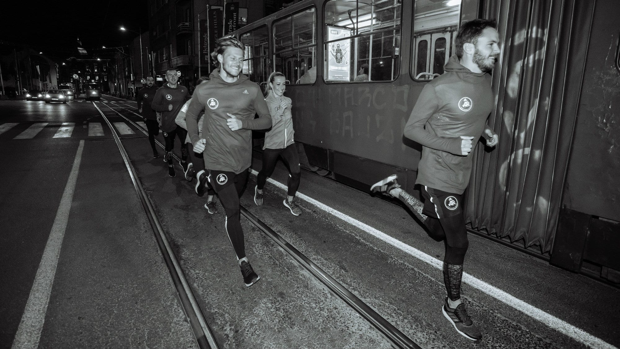 Studenti Ekonomskog fakulteta učesnici prve beogradske noćne trke 1