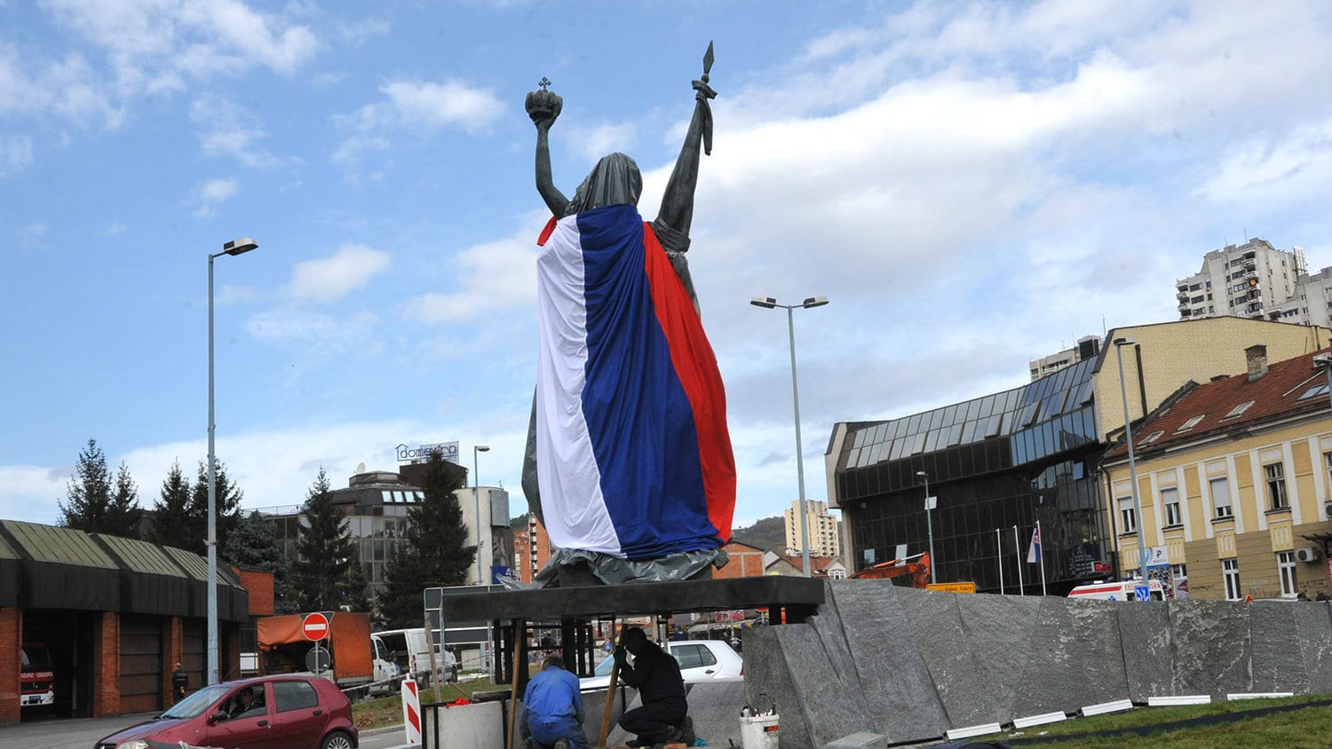 Užice: Otkrivanje spomenika "Velika Srbija" 31. oktobra 1
