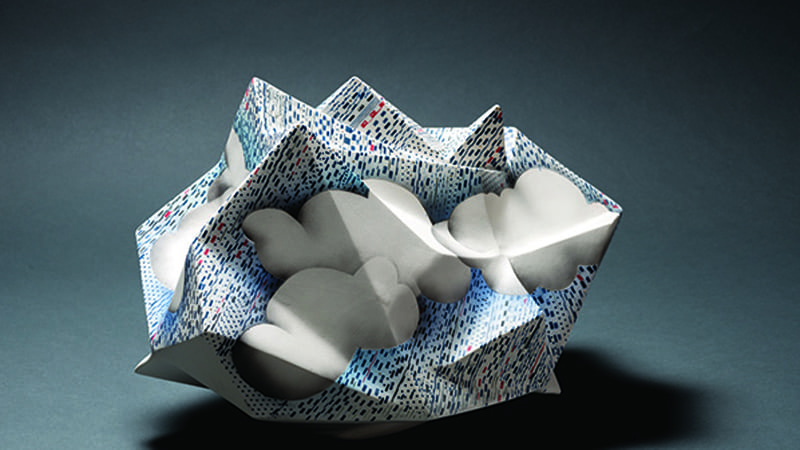 Lirska apstrakcija u porcelanu 1