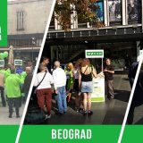 Zelena stranka nastavila akciju deljenja eko torbi 6