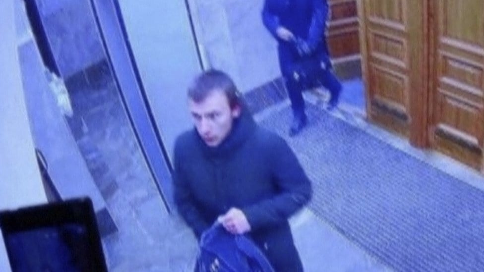 Slika osumnjičenog s kamere za nadzor u sedištu FSB u Arhangelsku