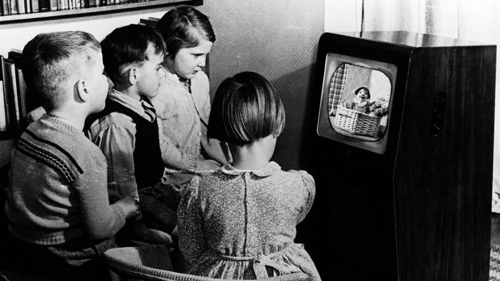Deca gledaju televiziju, 1950.