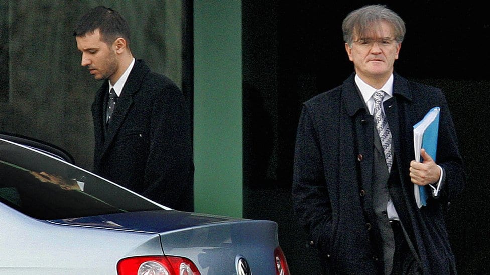 Slobodan Milošević: Misterija mozga, 12 godina kasnije 7 Marko Milošević (levo) i advokat Zdenko Tomanović (desno)