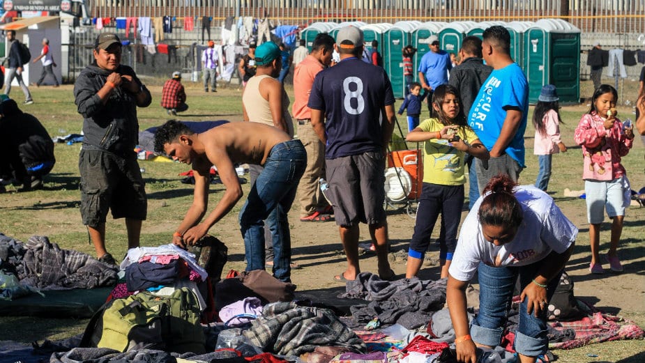 Protesti na granici između Meksika i SAD 1