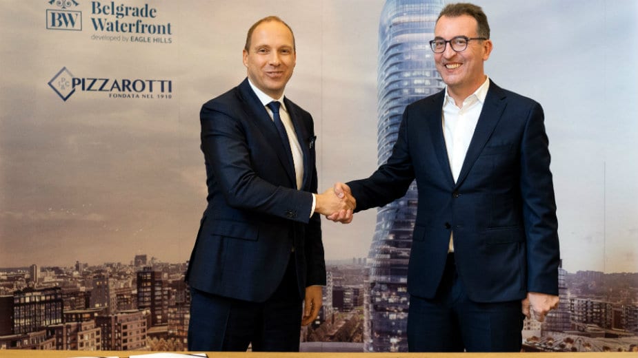 Potpisan ugovor Pizzarotti i Belgrade Waterfront 1