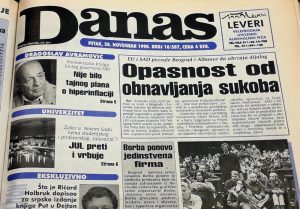 Danas (1998): Mitrović dobija frekvenciju, dok Ćuruviji plene novine 2