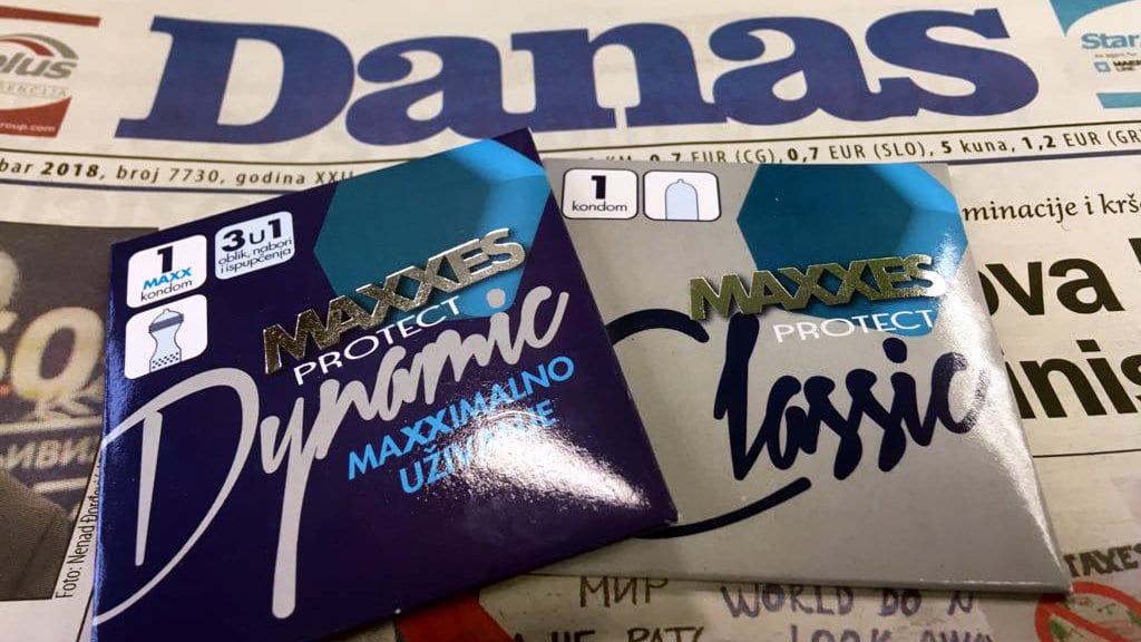 Poklon kondom uz list Danas 1. decembra 1