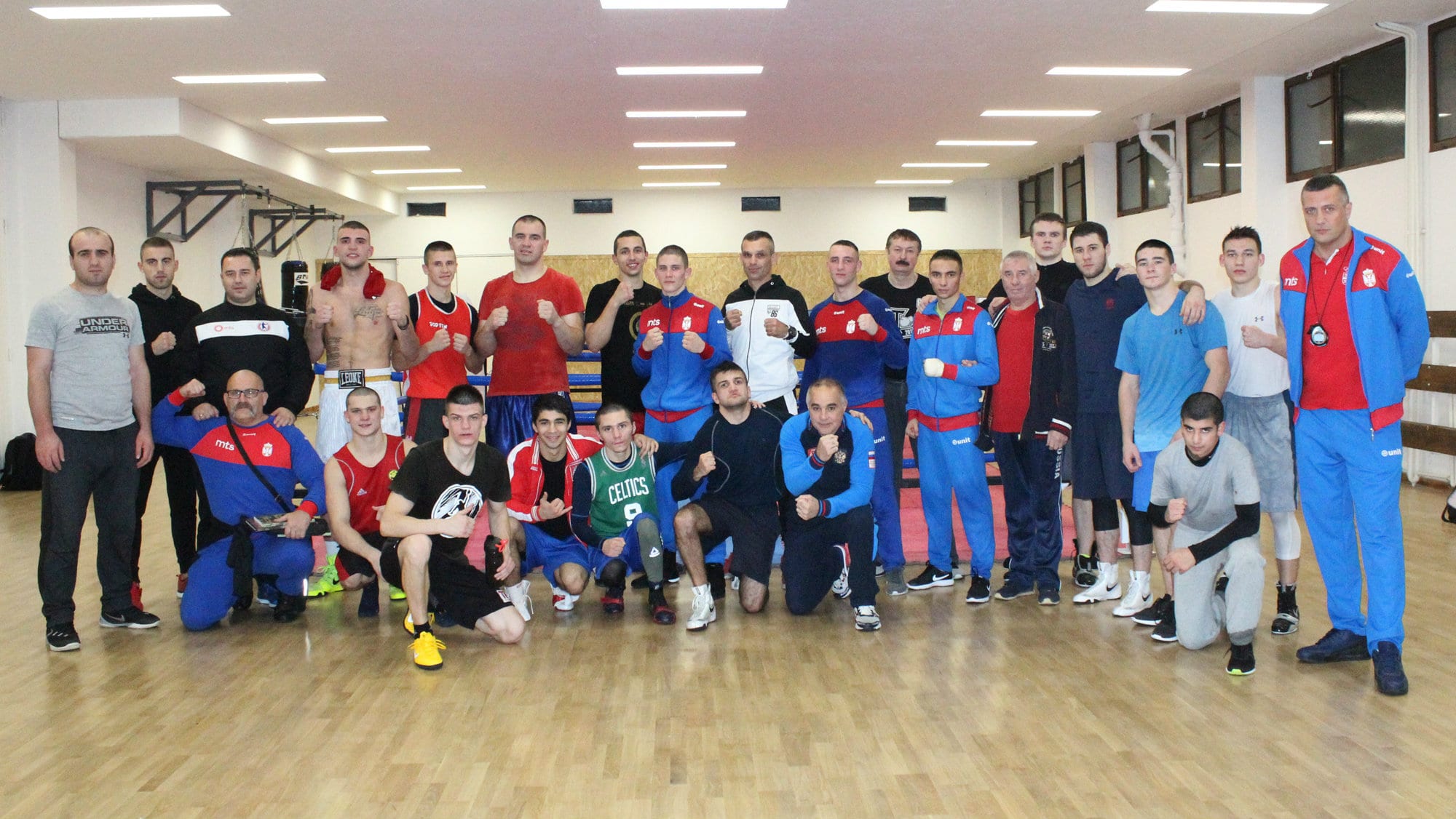 Zajednički trening boksera Srbije i Rusije 1