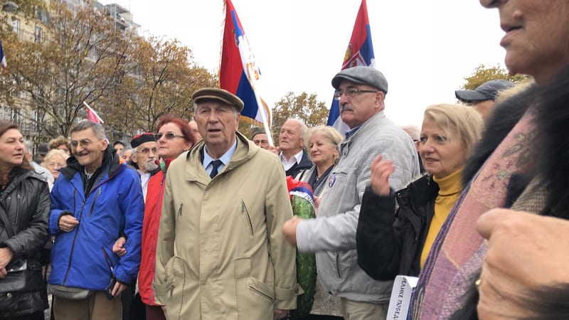 Potomci ratnika Srbije nisu uspeli da polože venac u Parizu 1