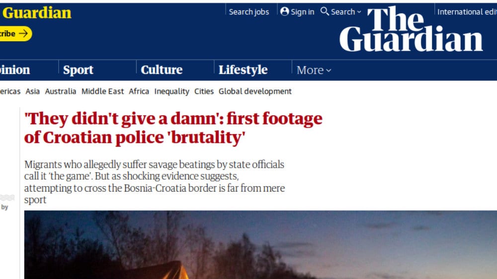 MUP Hrvatske reagovao na tekst Gardijana o prebijanju azilanata 1