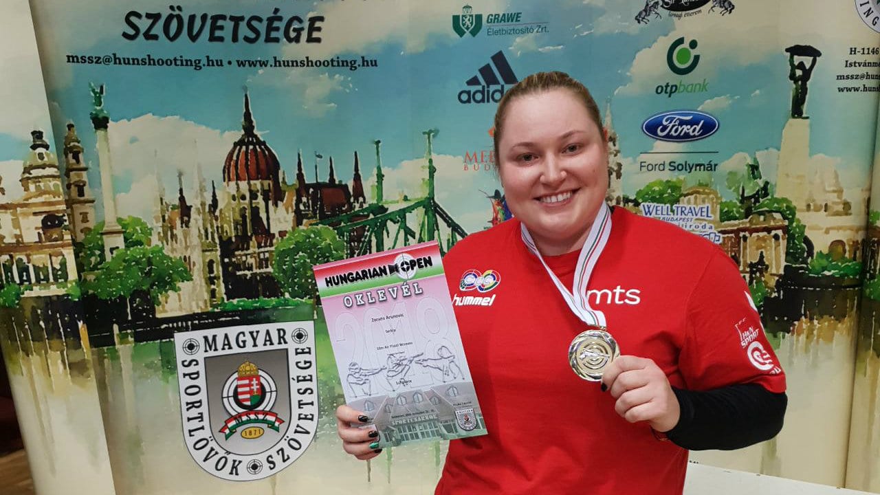 Arunovićevoj dva zlata na "Otvorenom prvenstvu Mađarske" 1