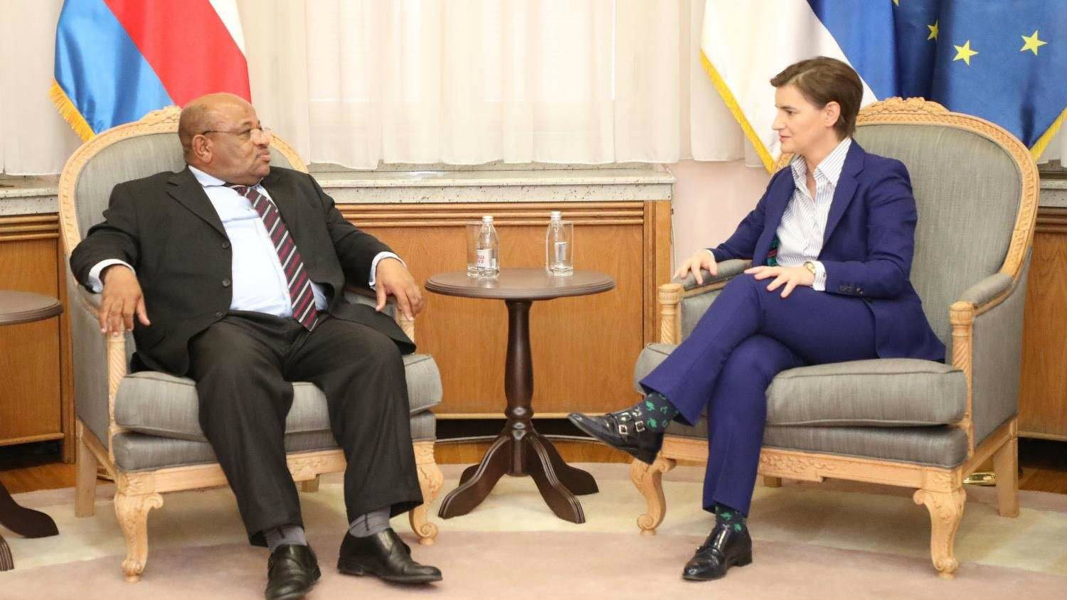 Brnabić sa El-Aminom o unapređenju saradnje sa Unijom Komore 1