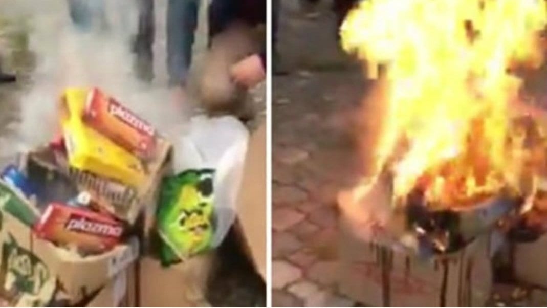 Uhapšene dve osobe zbog paljenja srpskih proizvoda u Prištini 1