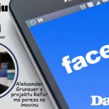 Grunauer 7. novembra odgovara na Fejsbuku o reformi poreza na imovinu 7