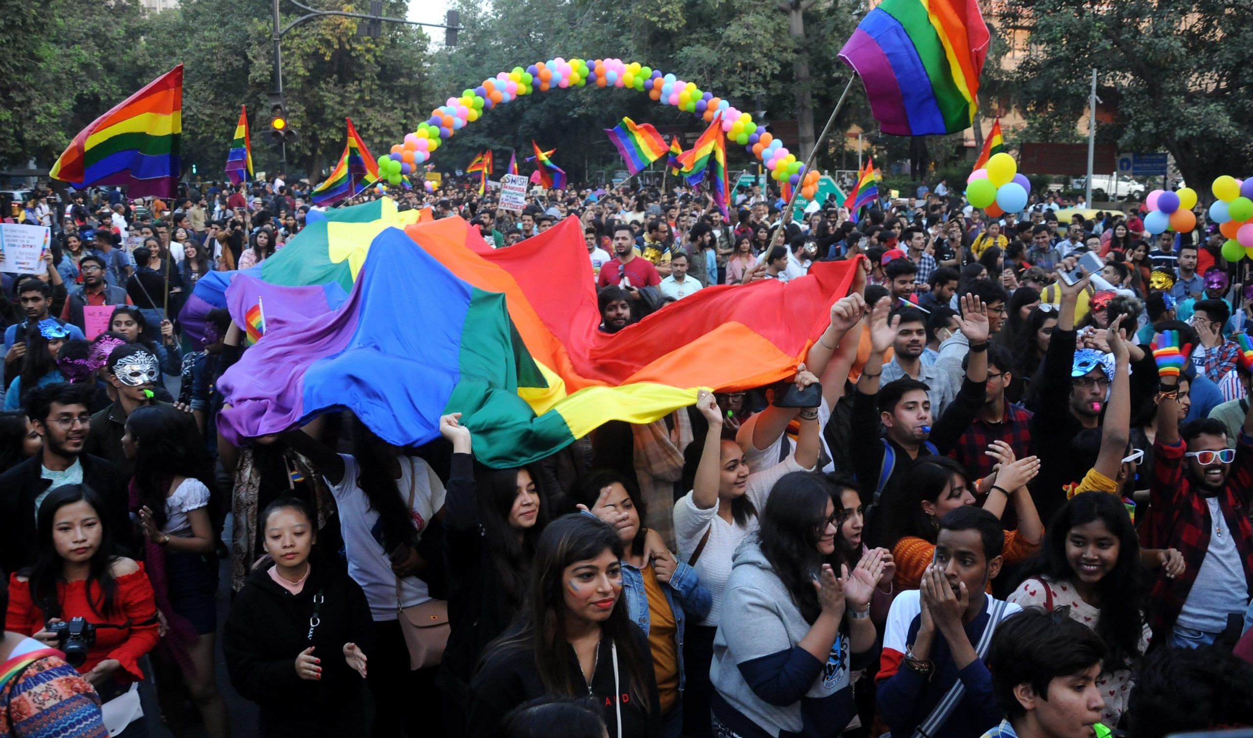 Prva Parada ponosa u Indiji od dekriminalizacije homoseksualnosti (FOTO) 3