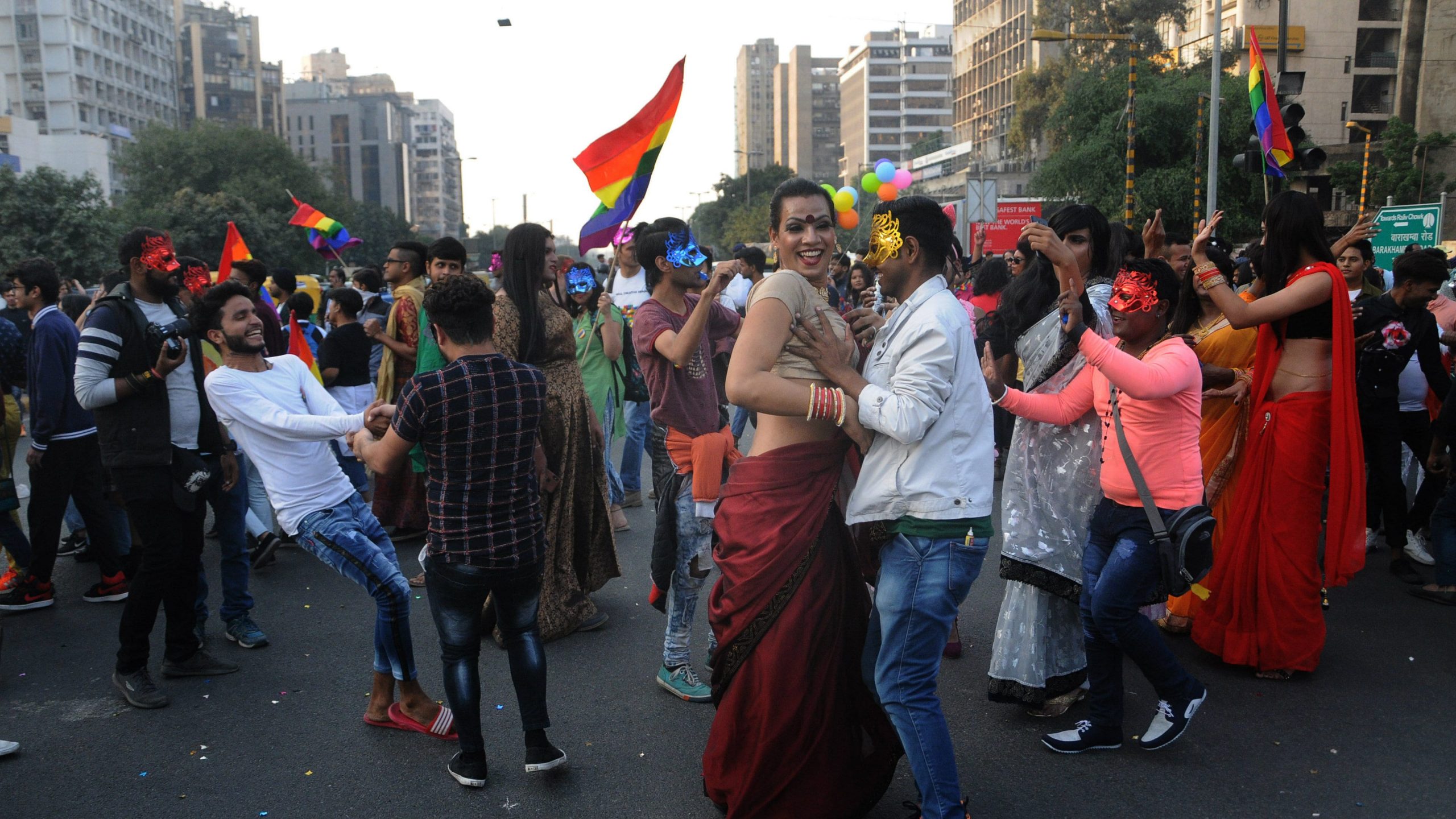 Prva Parada ponosa u Indiji od dekriminalizacije homoseksualnosti (FOTO) 1