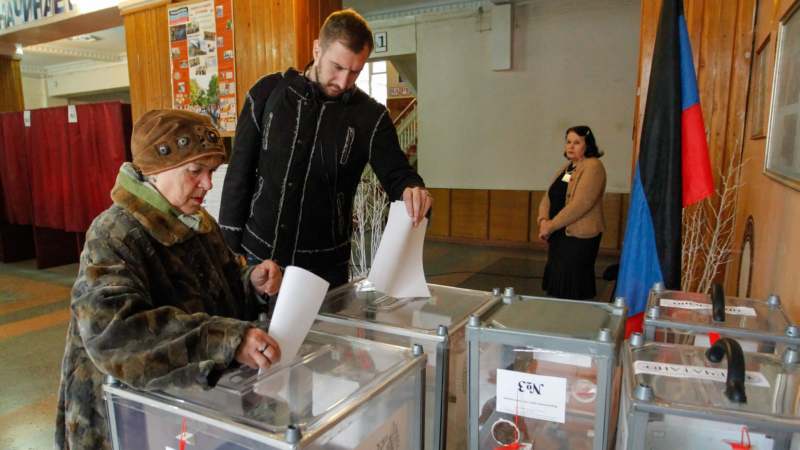 Ubedljiva pobeda lokalnih lidera u Donjecku i Lugansku 1