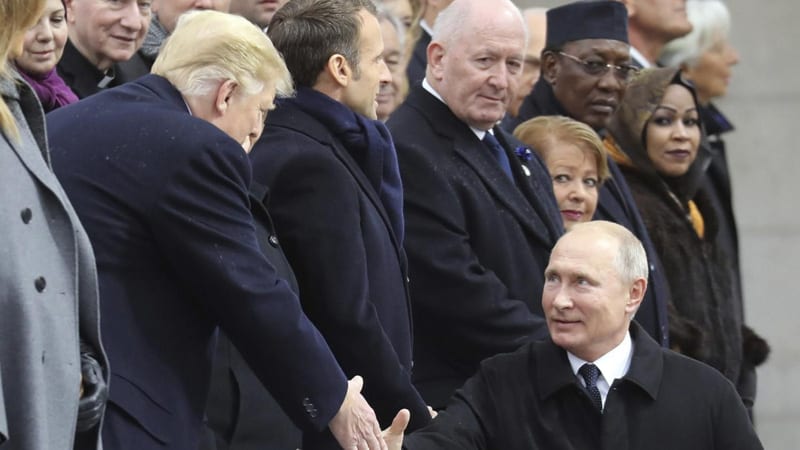 Tramp i Putin se rukovali na komemoraciji u Parizu 1