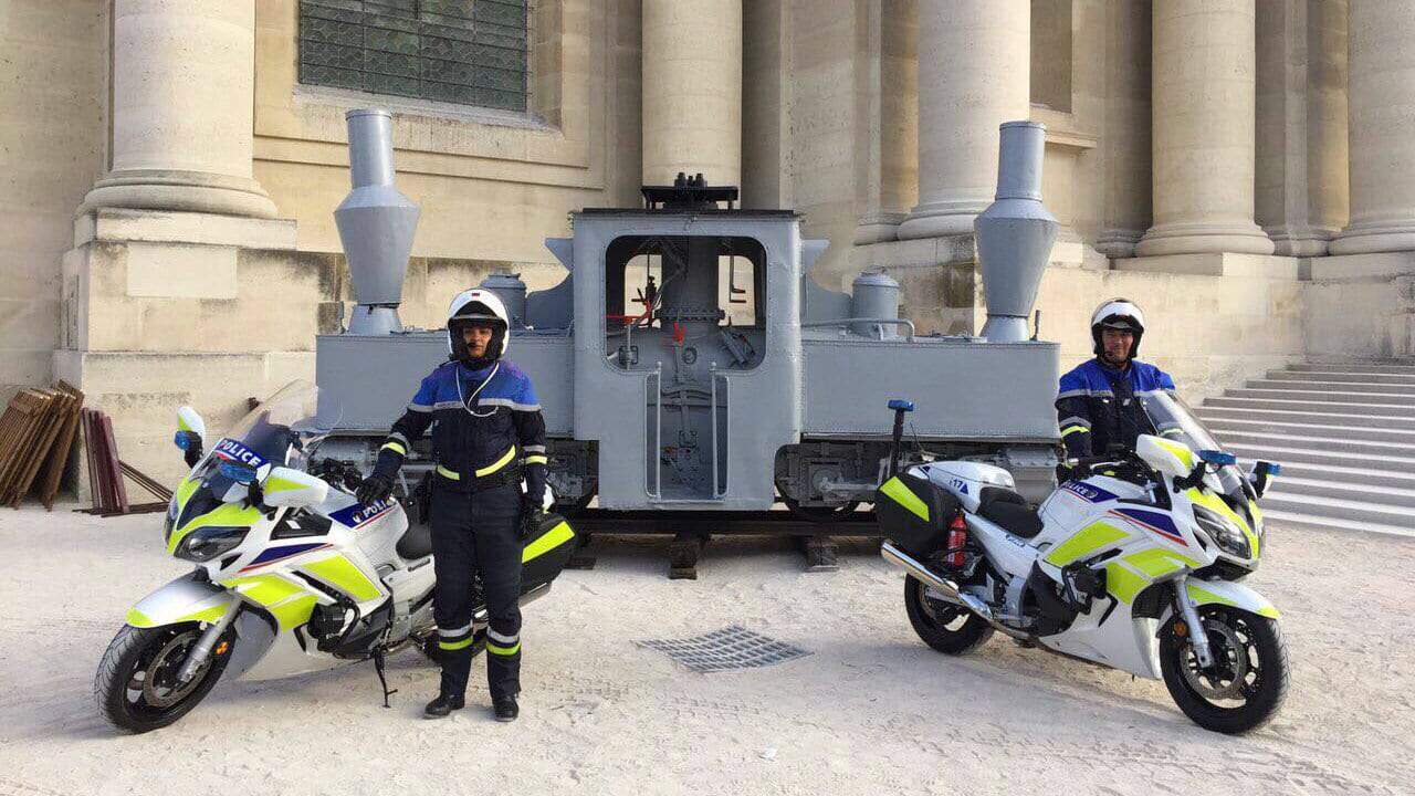 Parna lokomotiva „Kostolac“ izložena u Parizu 1