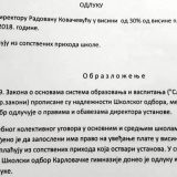 Direktor škole sam sebi predložio povišicu za 30 odsto 5
