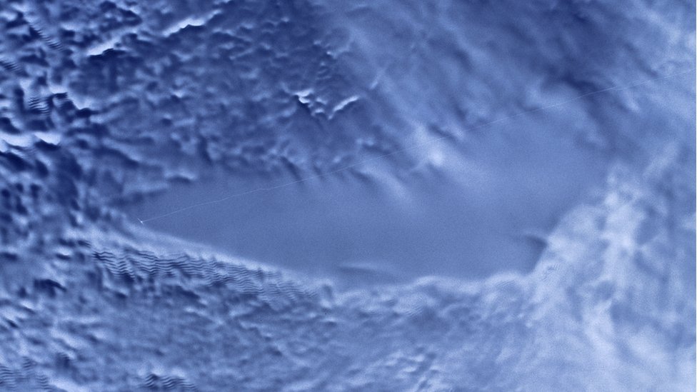 Satelitski snimak leda