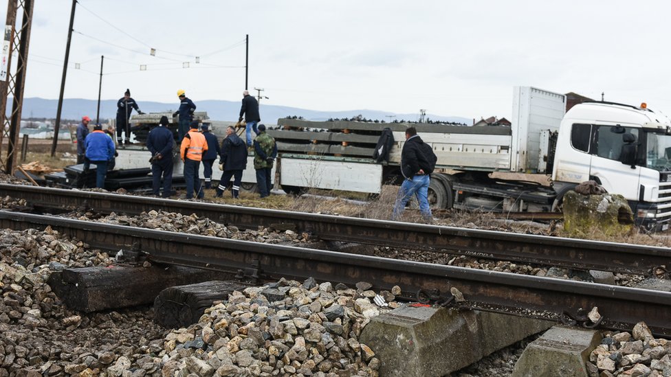 Radovi na pružnom prelazu