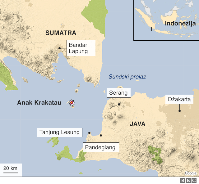 mapa Indonezije